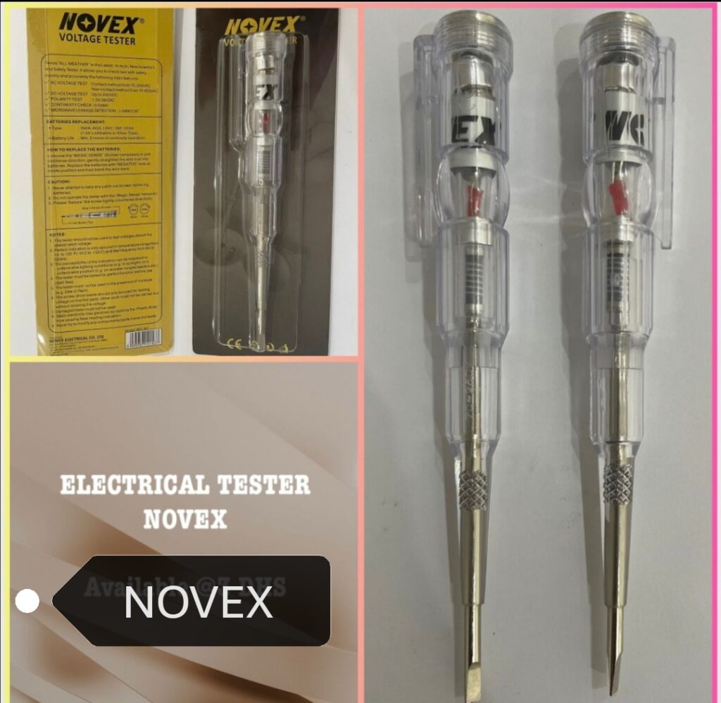 "novex-brand-volatage-testor"