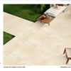 "patio-flooring-with-beige-colour-porcelain-outdoor-tile-in-stone-finish"